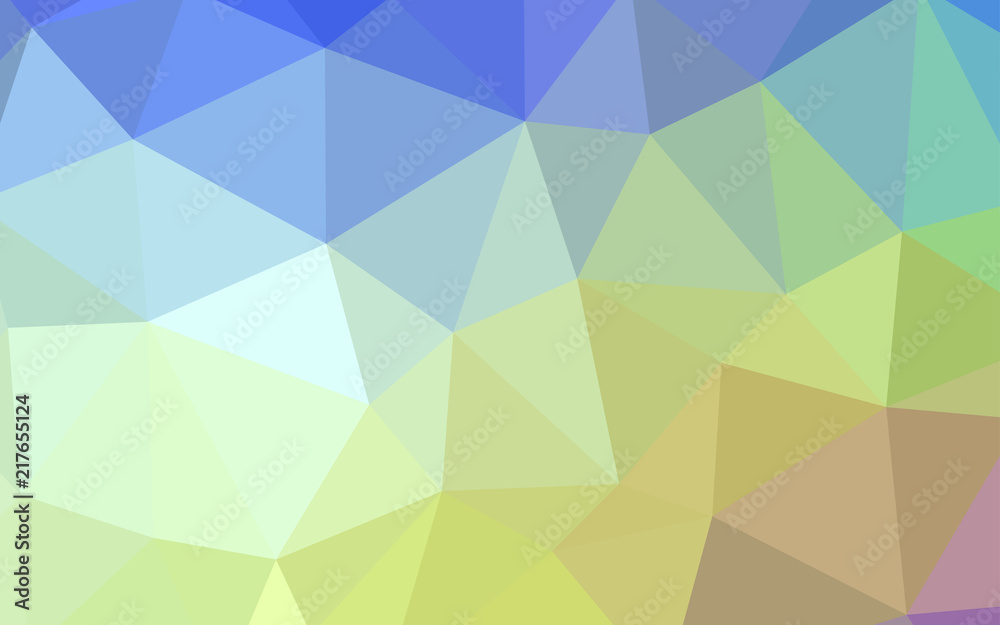 Obraz premium Light Multicolor vector polygon abstract background.