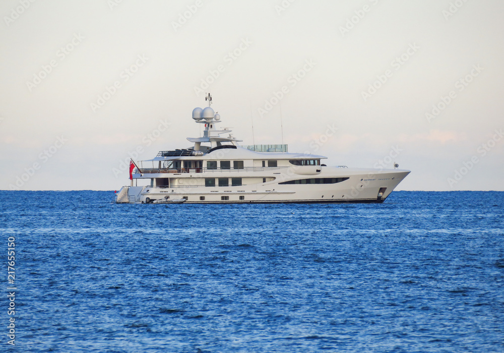 Luxury big yacht