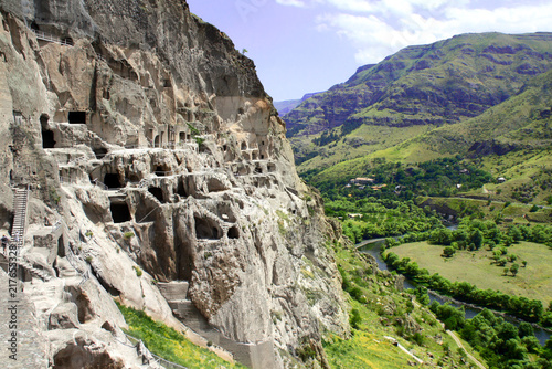 Vardzia cave monastery in mountain rocks, Georgia