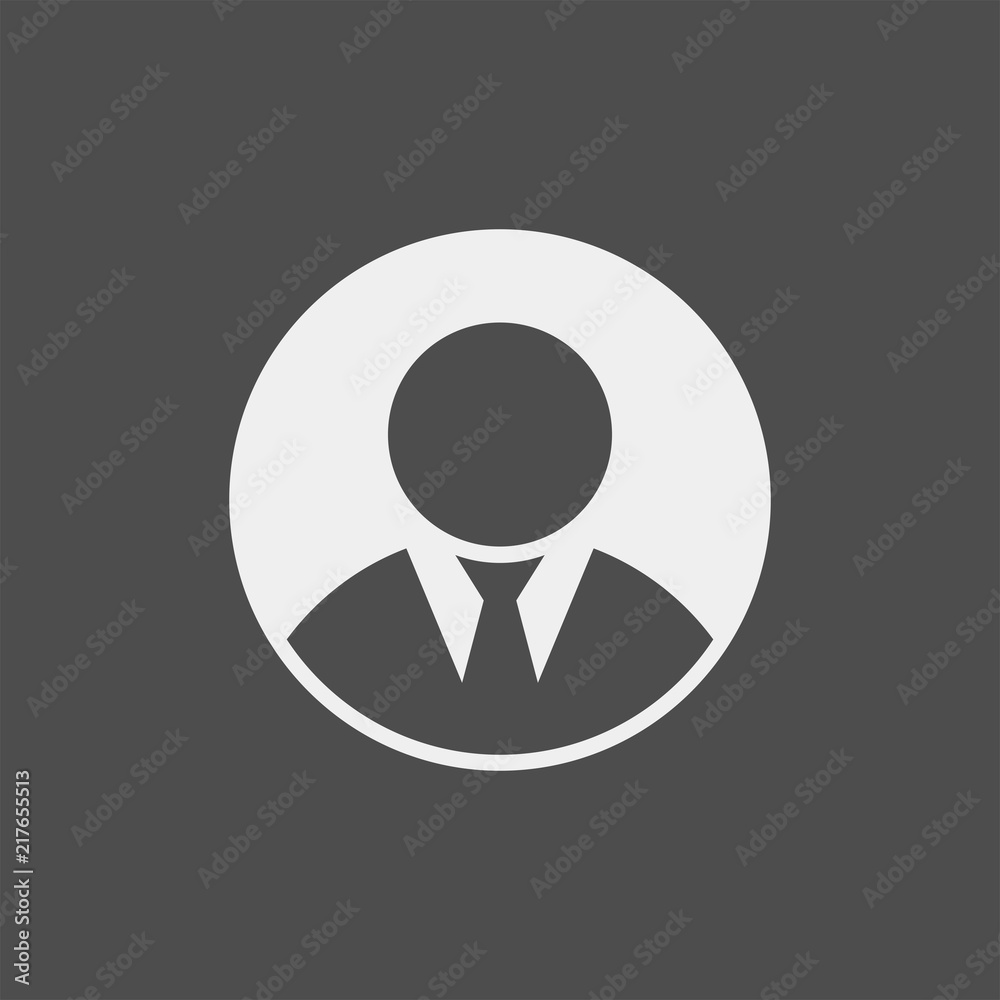 Consultant flat vector icon. User flat vector icon Consultant flat vector icon. User flat vector icon