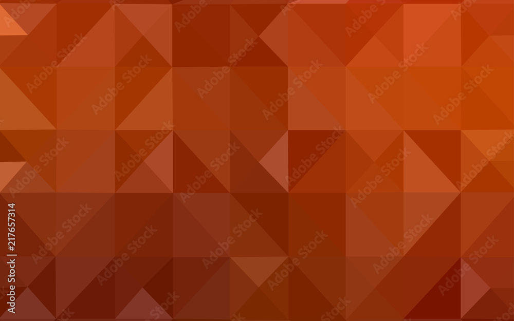 Light Orange vector shining triangular backdrop. Light Orange vector shining triangular backdrop.