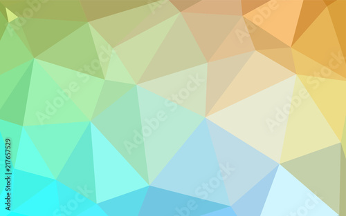 Light Blue, Yellow vector low poly texture.