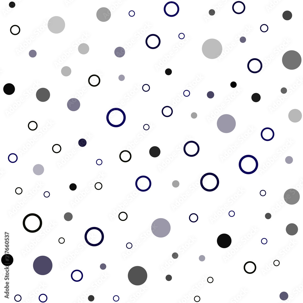 Dark Blue, Red vector seamless backdrop with dots.