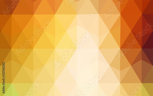 Dark BLUE vector gradient triangles pattern.