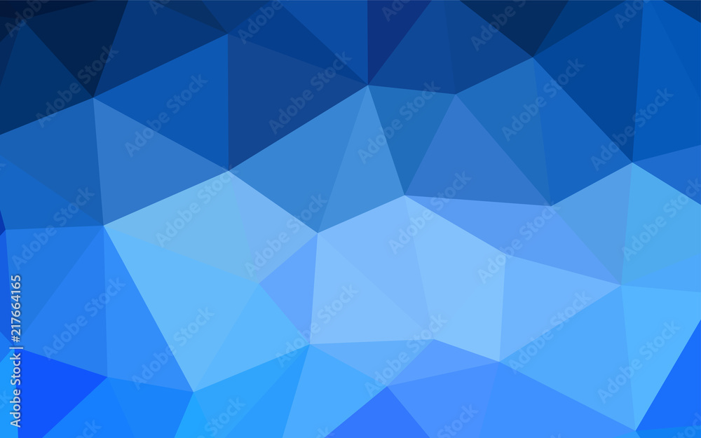 Light BLUE vector low poly cover. Light BLUE vector low poly cover.