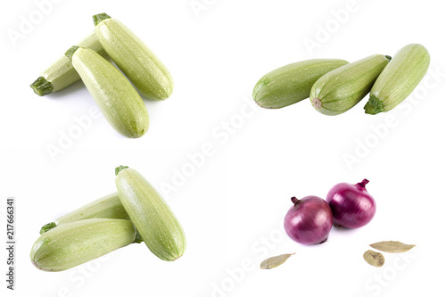 The red onions on a white background. Onion on white background