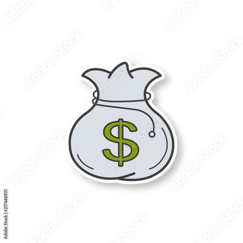 Bag with money patch