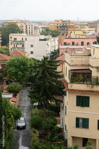 View of Rome rooftops