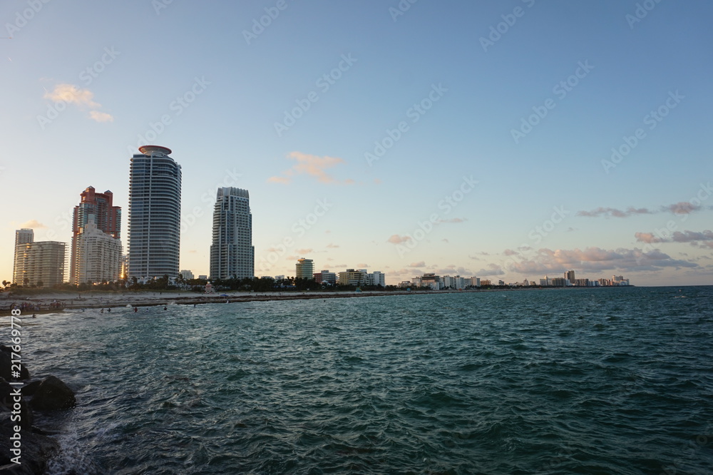 Miami Beach, South Beach Skyline