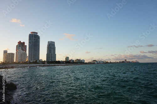 Miami Beach  South Beach Skyline