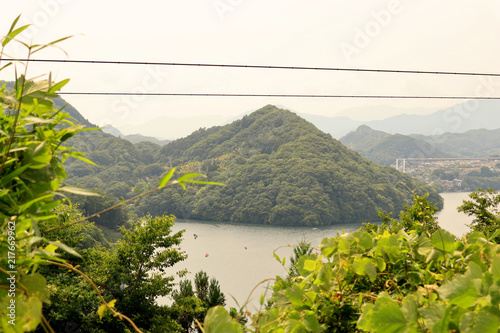 View of Sagamiko Lake Park. photo