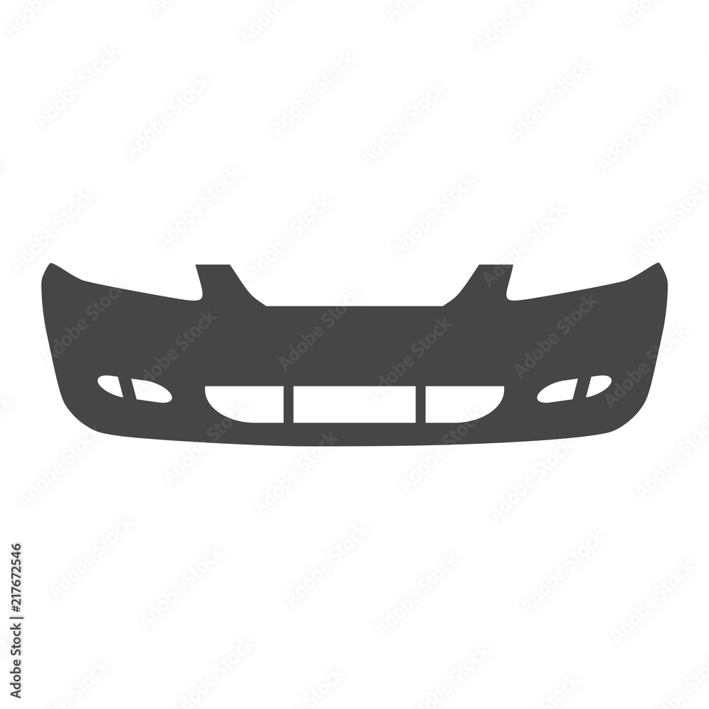Car bumpers icon Stock Vector | Adobe Stock