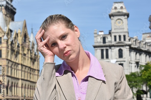 Unemotional Adult Blonde Person photo