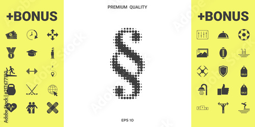 Paragraph halftone logo.