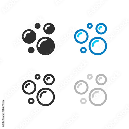 Soap bubble icons