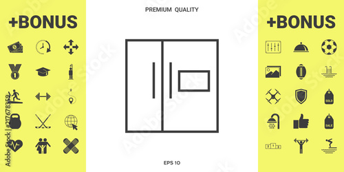 Refrigerator linear icon
