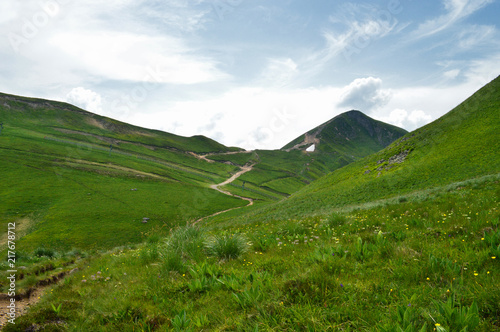 The mountains of Sancy, volcano of Auvergne. © jpr03