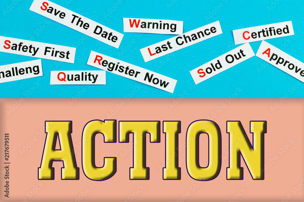Action Tag word cloud Logo