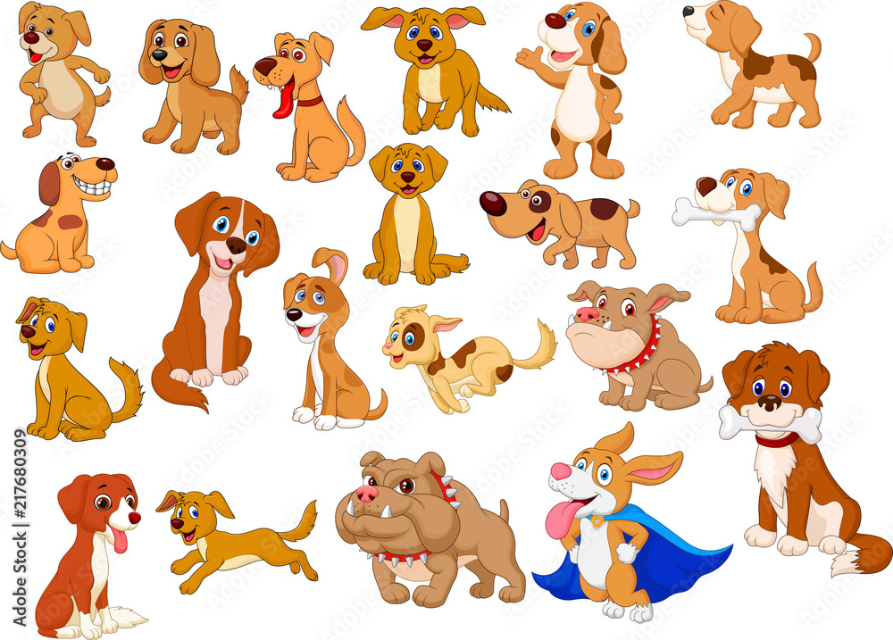 Cartoon dogs collection Cartoon dogs collection