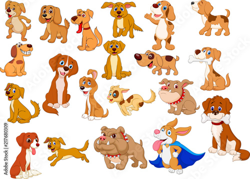 Cartoon dogs collection