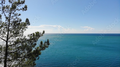 View on the sea on the summer day.