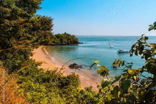 West Africa Guinea Bissau Bijagos island - sunset on a paradise beach photo