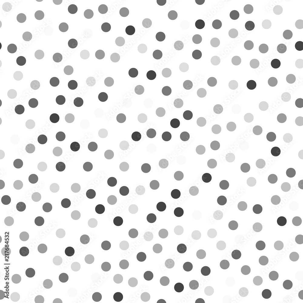 Glitter seamless texture. Actual silver particles. Endless pattern made of sparkling circles. Flawle