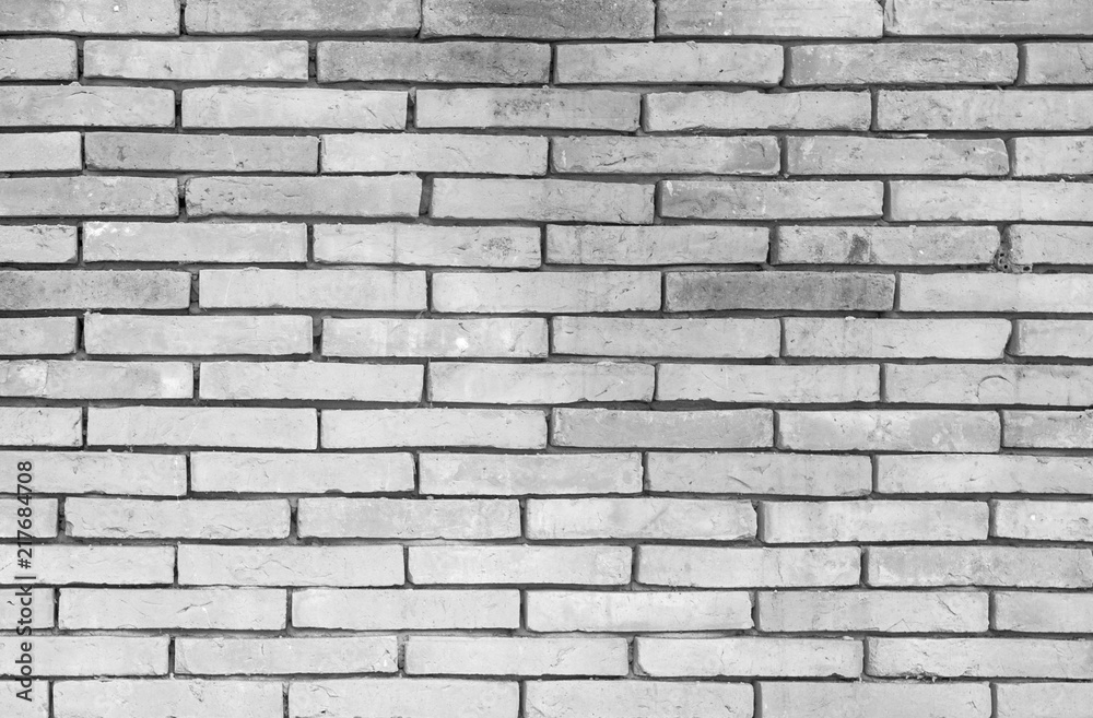 Black and white brick wall background Black and white brick wall background