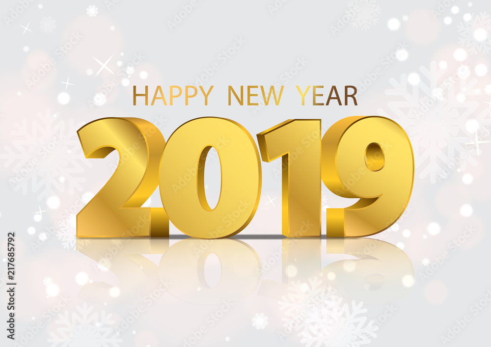 lights bokeh background with party 2019. Happy New Year concept.. lights bokeh background with party 2019. Happy New Year concept..