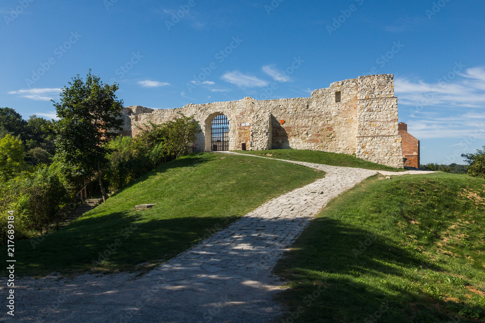 Castle ruins in Kazimierz Dolny, Lubelskie, Poland