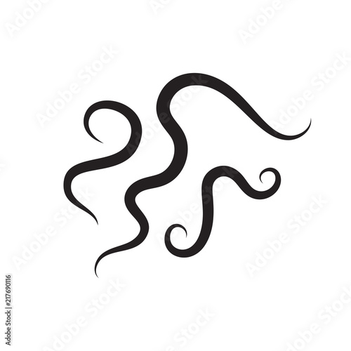 worm parasite vector icon