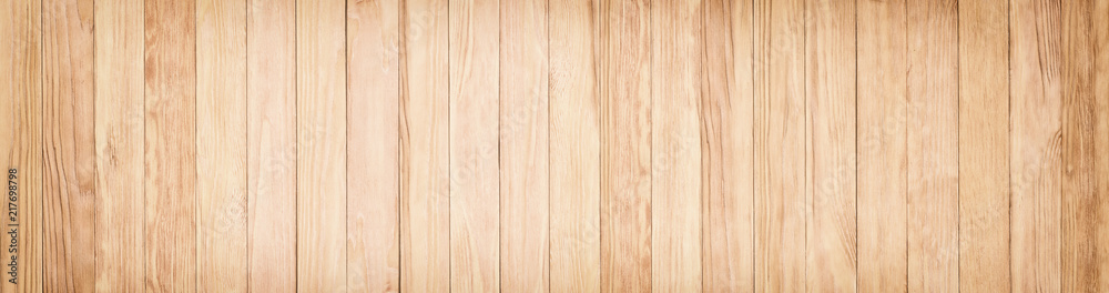 Fototapeta premium Background of wooden planks, wood texture close-up.