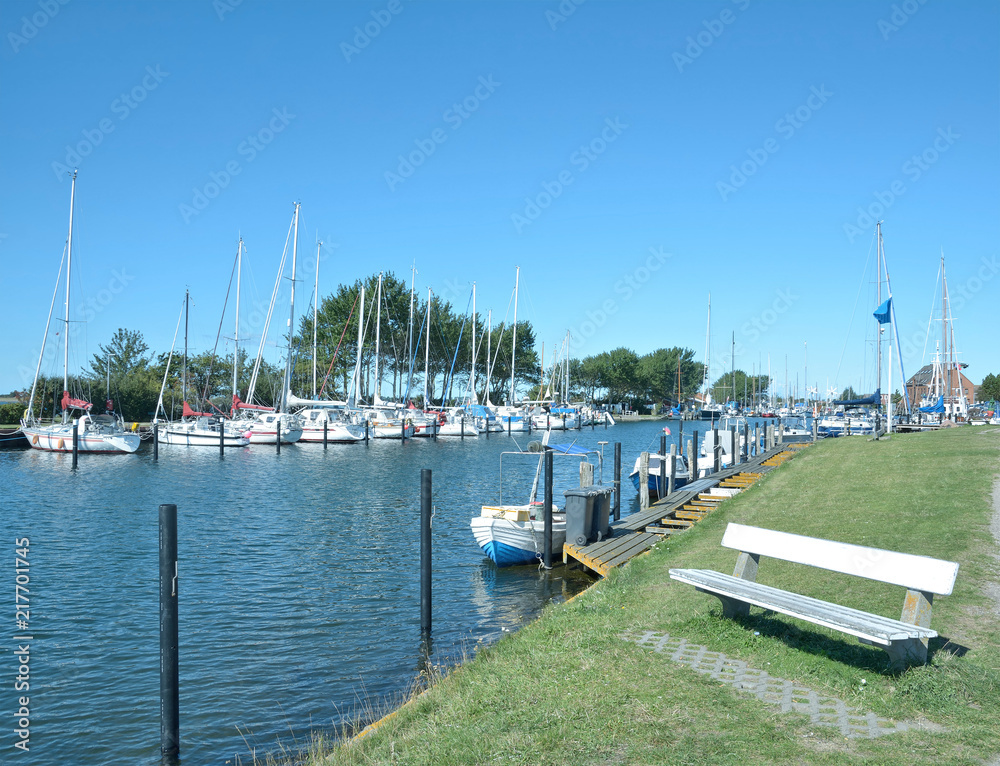Hafen in Orth auf der Insel Fehmarn,Ostsee,Schleswig-Holstein,Deutschland