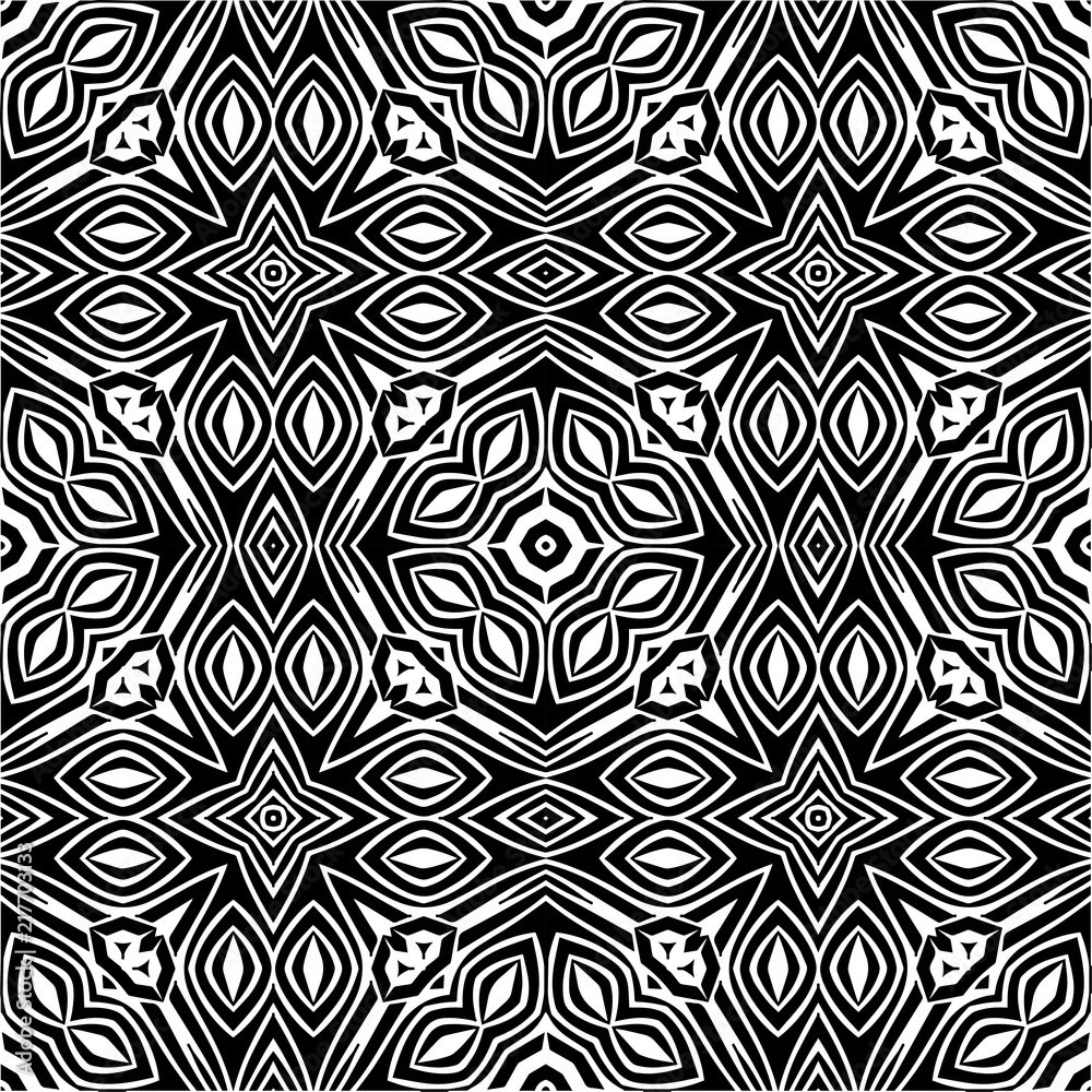 Abstract seamless black and white pattern Abstract seamless black and white pattern
