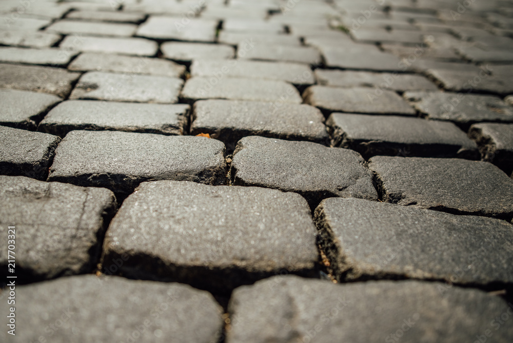 Obraz premium Stone road texture