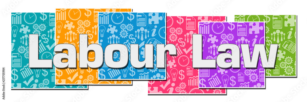 Labour Law Business Texture Colorful Blocks Labour Law Business Texture Colorful Blocks