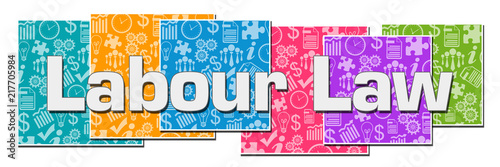 Labour Law Business Texture Colorful Blocks 
