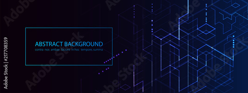 Vector illustration. Digital technology and engineering background.