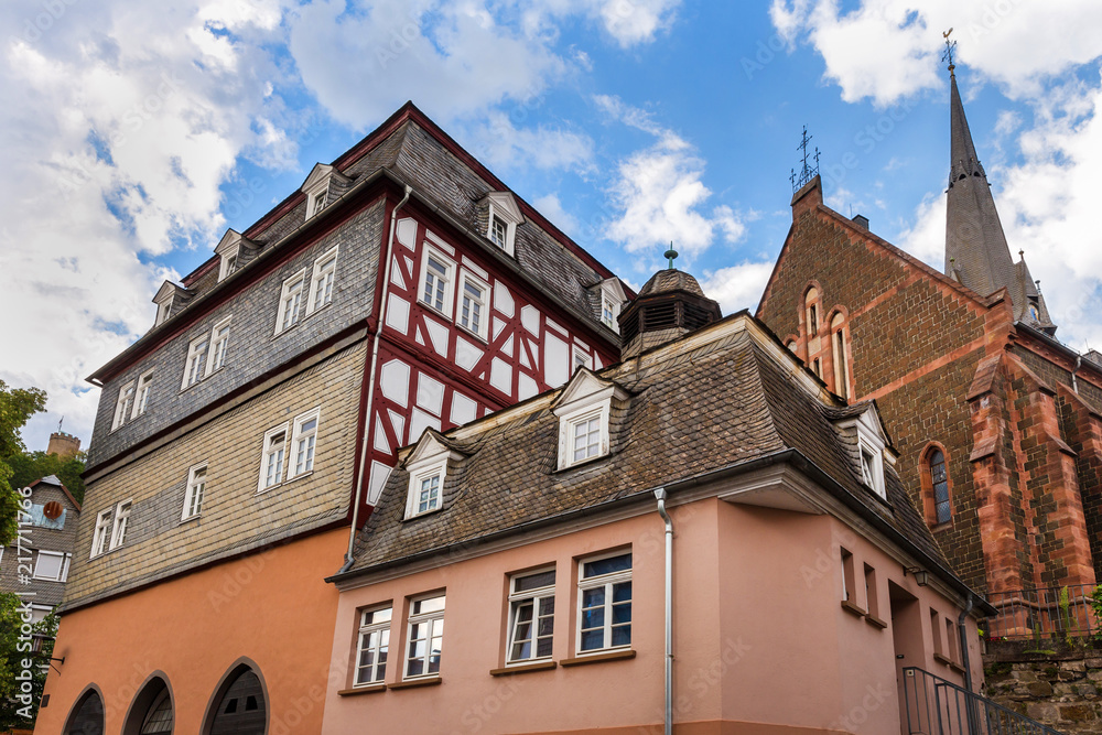 Obraz premium biedenkopf historic town hesse germany