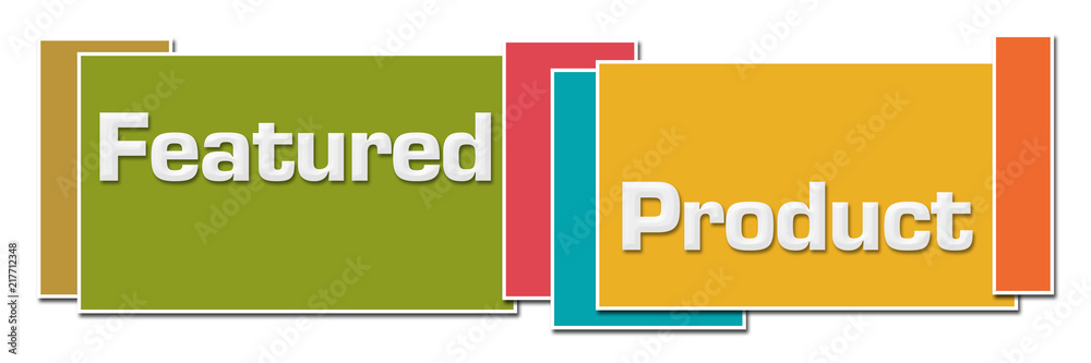 Fototapeta premium Featured Product Various Color Boxes 