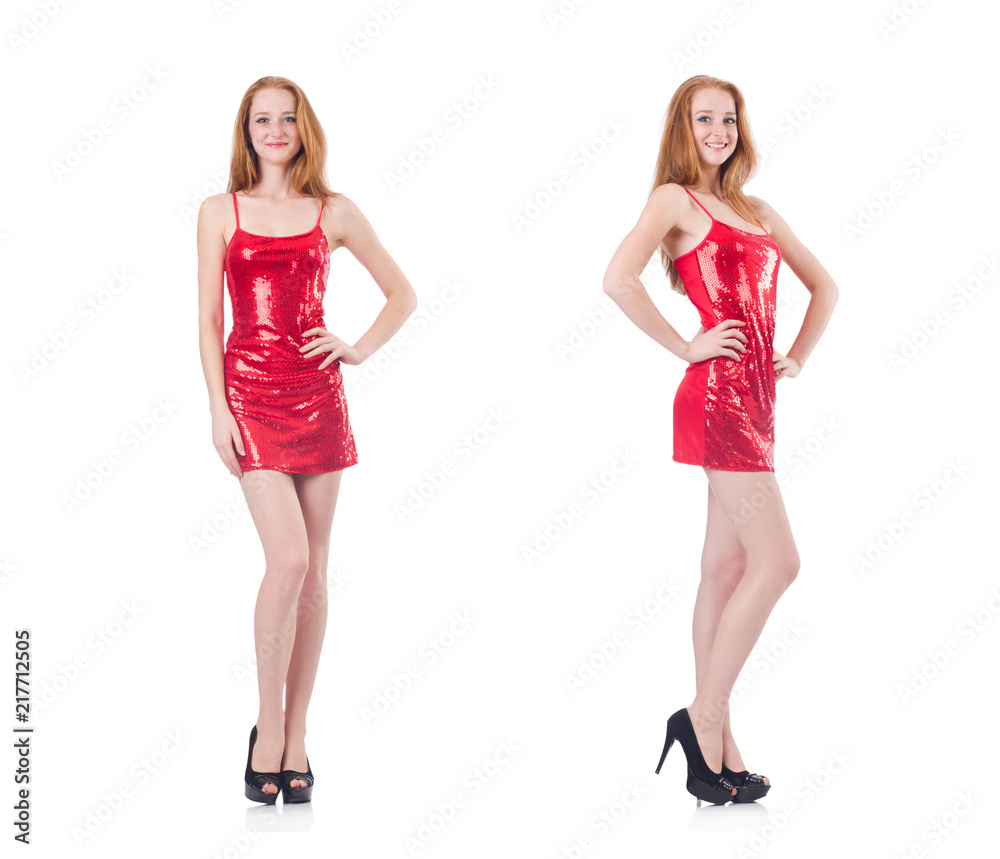 Young woman in fashion concept Young woman in fashion concept