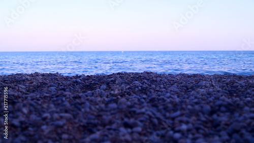Playa de piedras