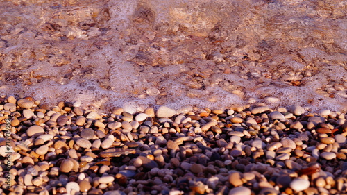 Piedras bajo el agua
