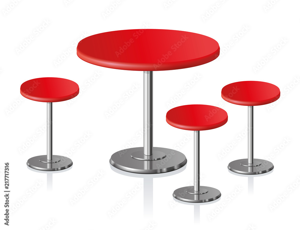 Round table. Vector illustration Round table. Vector illustration