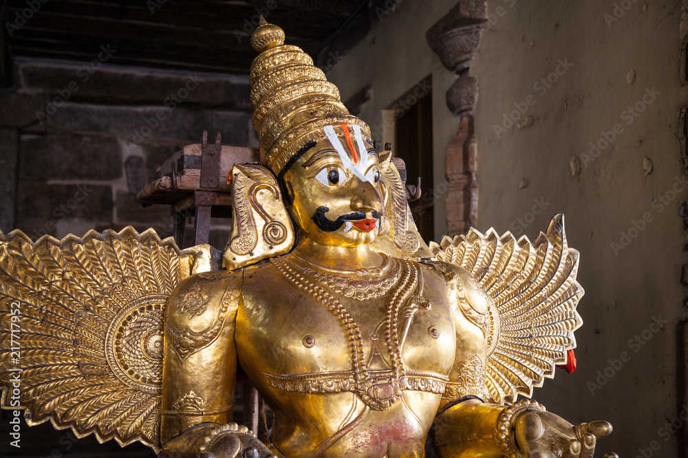 Fototapeta premium Garuda Statue,Ranganathaswamy Tempel