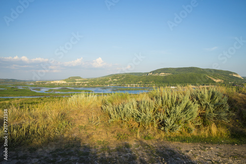 Tsarev kurgan. Attraction of the Samara region. On a Sunny summer day photo