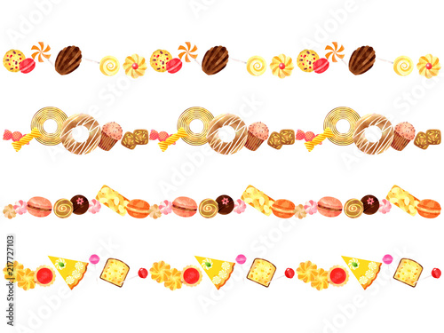 お菓子のライン
