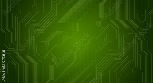 Green circuit board chip technology background