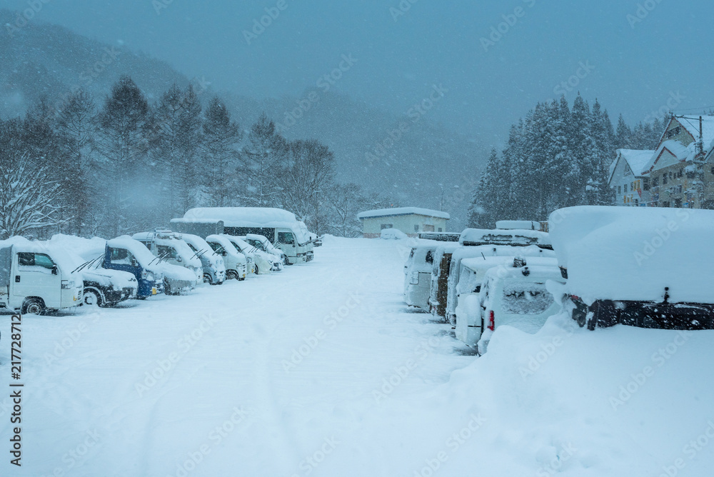 Parking in snow