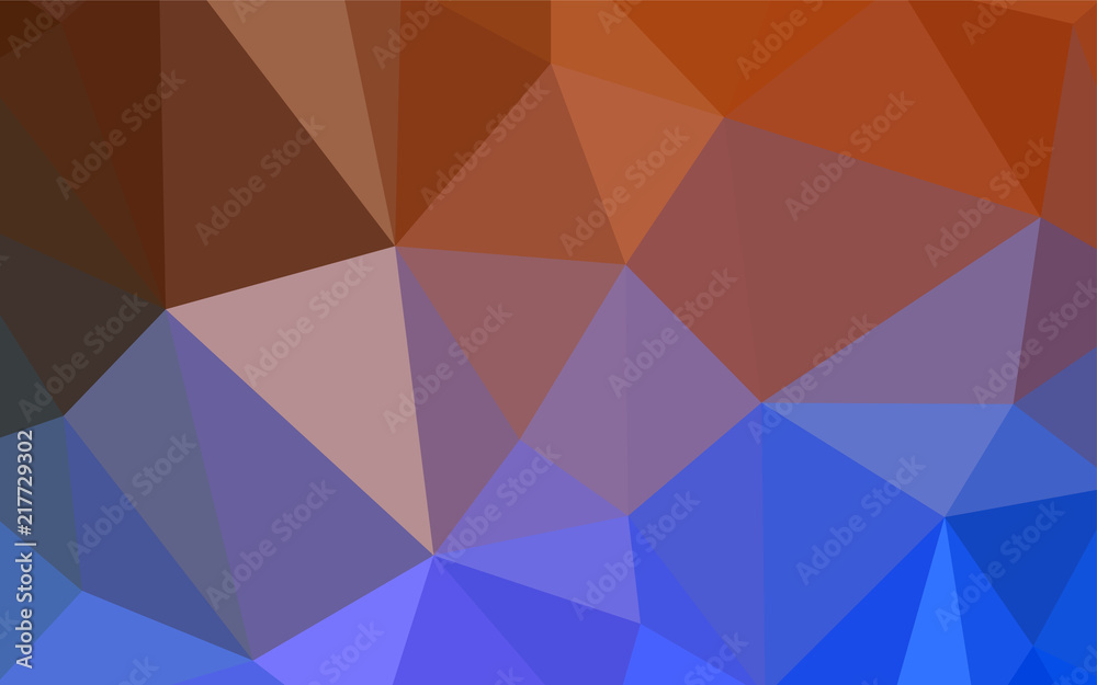 Light BLUE vector triangle mosaic texture. Light BLUE vector triangle mosaic texture.